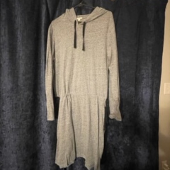 blue/gray hooded dress from GAP - Picture 1 of 2